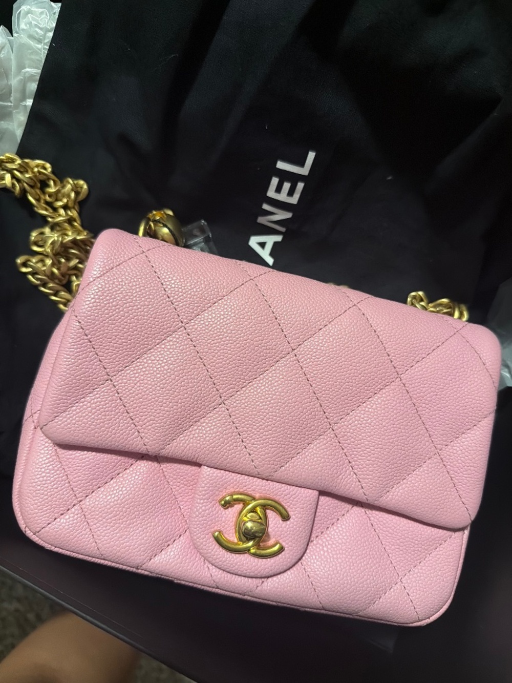 chanel mini flap